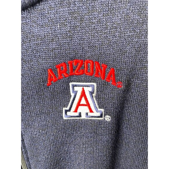 Arizona Wildcats U of A Blue Zipper Jacket w/ Pockets Women's L 12/14 - Picture 3 of 15